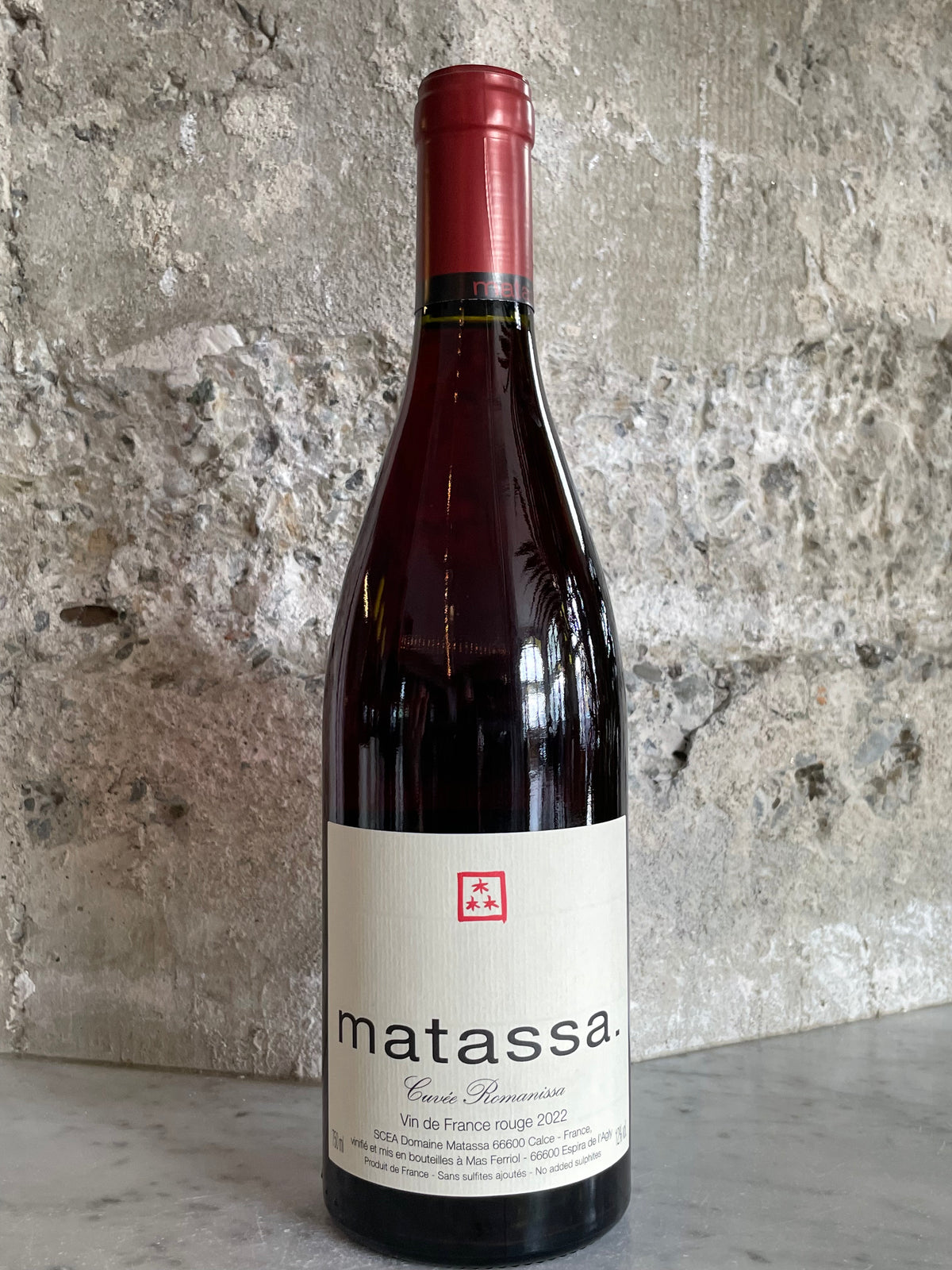 Matassa Cuvée Romanissa Rouge VDF 2022 – Tomorrow's Wine