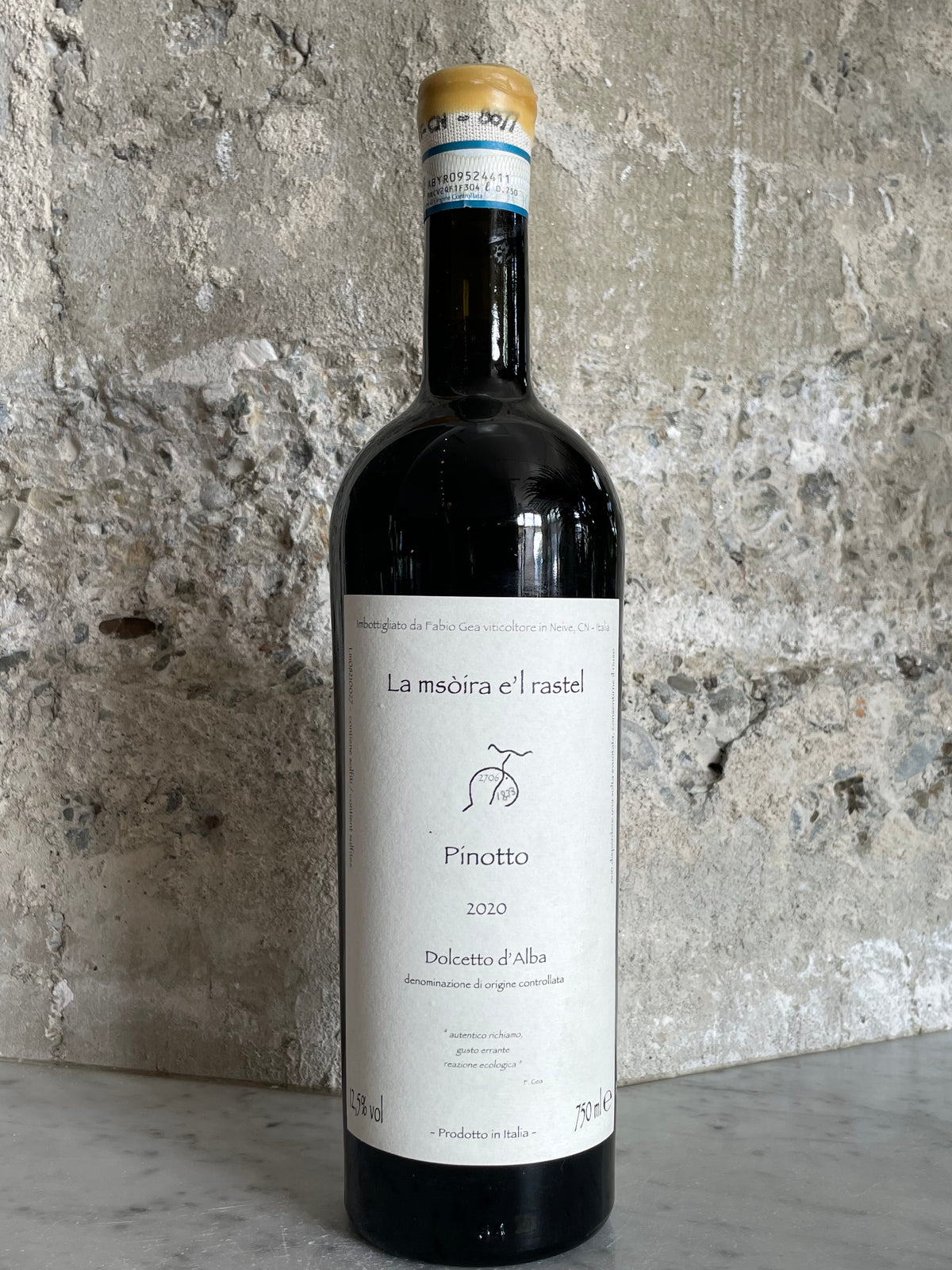 Fabio Gea 2020 Wine Tomorrow\'s Pinotto d\'Alba – Dolcetto